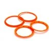 Losi Beadlock Set Inner Outer Flower Orange(2): 5T -Losi store online 52605 los45007 450