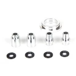 Losi Engine Mount Spacer Clutch Mount Aluminium Silver: MTXL