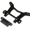 Losi Shock Tower, Rear, Black, AL: DBXL-E 2.0