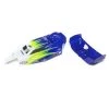 Losi Body And Wing, Blue/White: Mini-B -Losi store online los210019