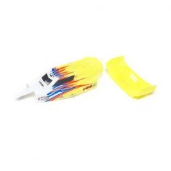 Losi Body And Wing, Yellow/White: Mini-B
