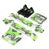 Losi Body/Driver Set, Green, Silkscreened: Hammer Rey -Losi store online los230099