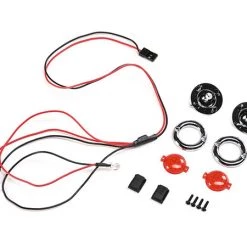 Losi Front LED Headlight Set, Grave Digger: LMT