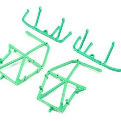 Losi Side Cage And Lower Bar, Green: LMT