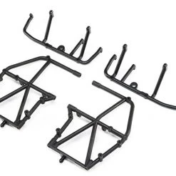 Losi Side Cage And Lower Bar, Black: LMT
