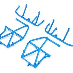 Losi Side Cage And Lower Bar, Blue: LMT
