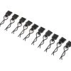 Losi Body Clips, Black, Small (10): LMT