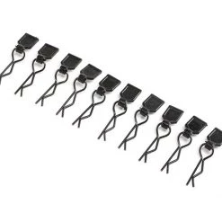 Losi Body Clips, Black, Small (10): LMT