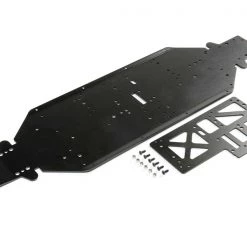 Losi Chassis W/Brace, 4mm Black: DBXL-E 2.0
