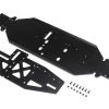 Losi Chassis With Brace Plate, 4mm, Black: DBXL 2.0 -Losi store online los251113