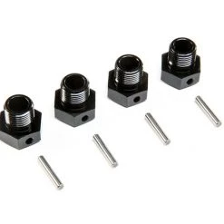 Losi 17mm Wheel Hex, Black (4): SBR 2.0