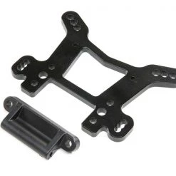 Losi Shock Tower, Front, Black, AL: DBXL-E 2.0