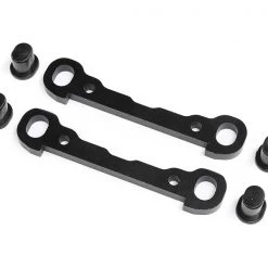 Losi Front Hinge Pin Braces, Black: DBXL 2.0