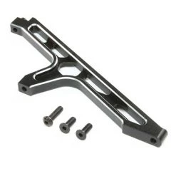 Losi Chassis Brace Front, Aluminum Black: DBXL-E 2.0