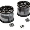 Losi LST XXL-2 420S Black Chrome Force Wheel With Cap (2) -Losi store online los44000