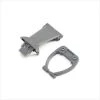 Losi Front Bumper/Skid PlateSupport,Gray: Rock Rey -Losi store online losilos231040