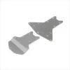 Losi Skid Plate Set,Front/Rear:LST 3XLE