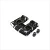 Losi Interior Set W/Helmets, Clear: Super Baja Rey