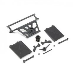 Losi Cage Rear, Tower Supports,Mud Guards: SuperRockRey