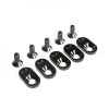 Losi EngineMntInsertScrews, BLK, 21.5T(5): 5iveT 2.0 -Losi store online losilos252106