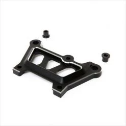 Losi Front Top Plate, Black, Aluminum: DBXLE