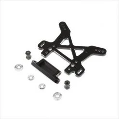 Losi Shock Tower, Front, Black, Aluminum: DBXL, MTXL