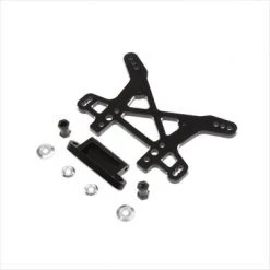 Losi Shock Tower, Rear, Black, Aluminum: DBXL, MTXL