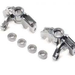 Losi Front Spindle Set, Aluminum (L/R): Super Rock Rey